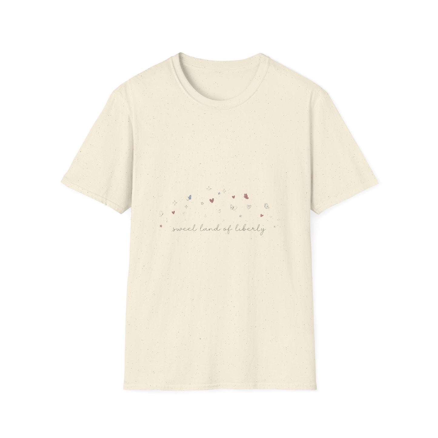 Floral Minimalist T‑Shirt — "Small Kind of Lovely" Chest Script
