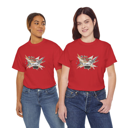 Write Your Own Story T-Shirt — Typewriter Graphic Tee Writer Gift Inspirational
