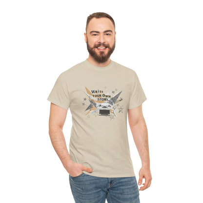 Write Your Own Story T-Shirt — Typewriter Graphic Tee Writer Gift Inspirational