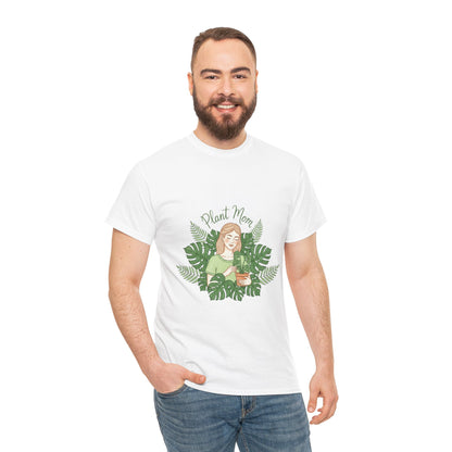 Plant Mom T-Shirt — Cute Botanical Graphic Tee for Plant Lovers