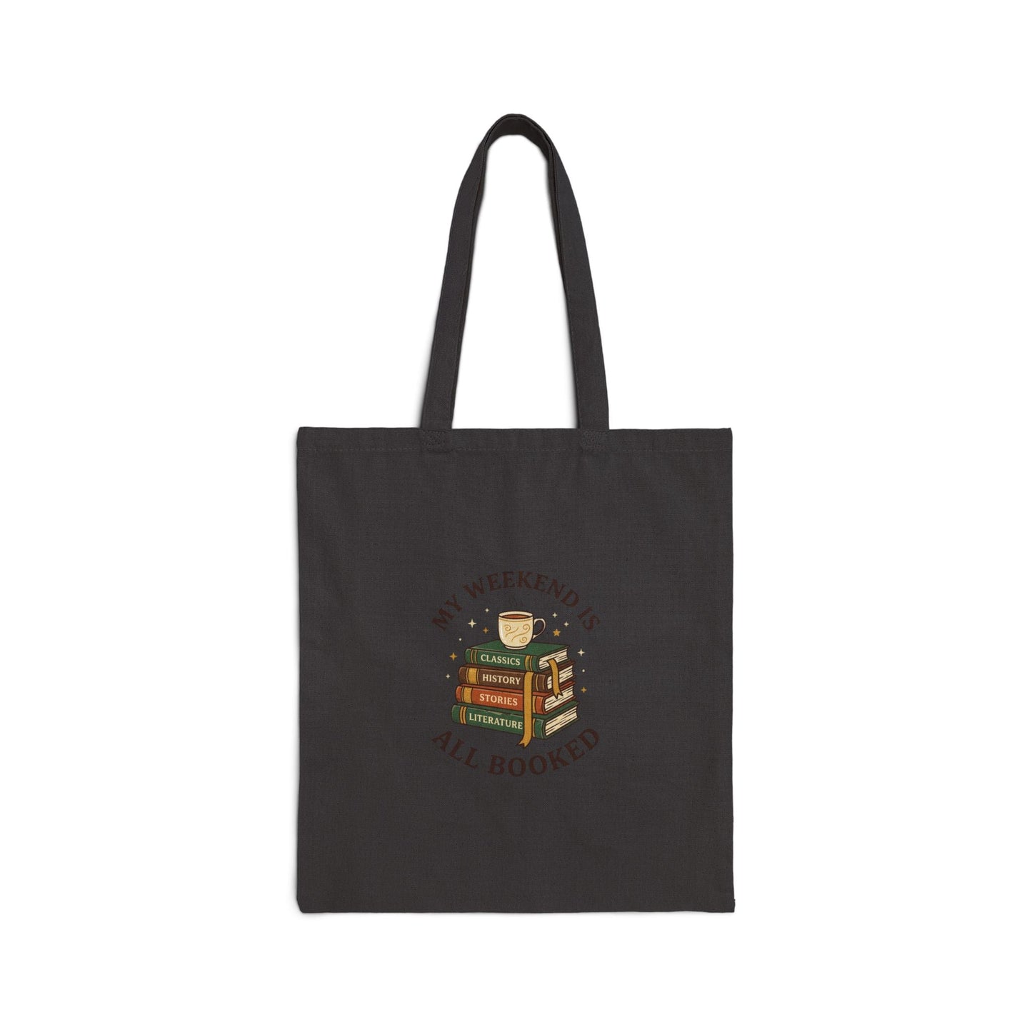 All Booked Stack of Books Tote | Book Lover, Library Tote