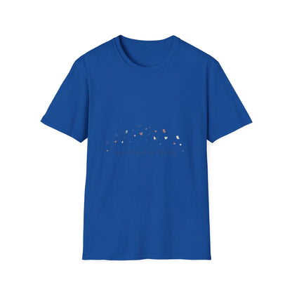 Floral Minimalist T‑Shirt — "Small Kind of Lovely" Chest Script