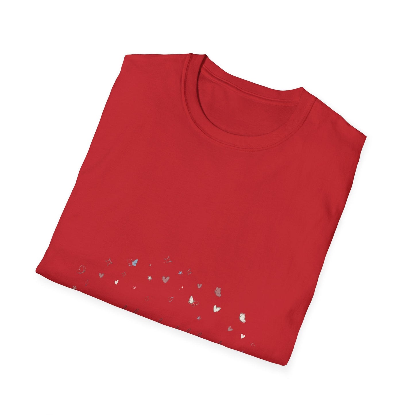 Floral Minimalist T‑Shirt — "Small Kind of Lovely" Chest Script