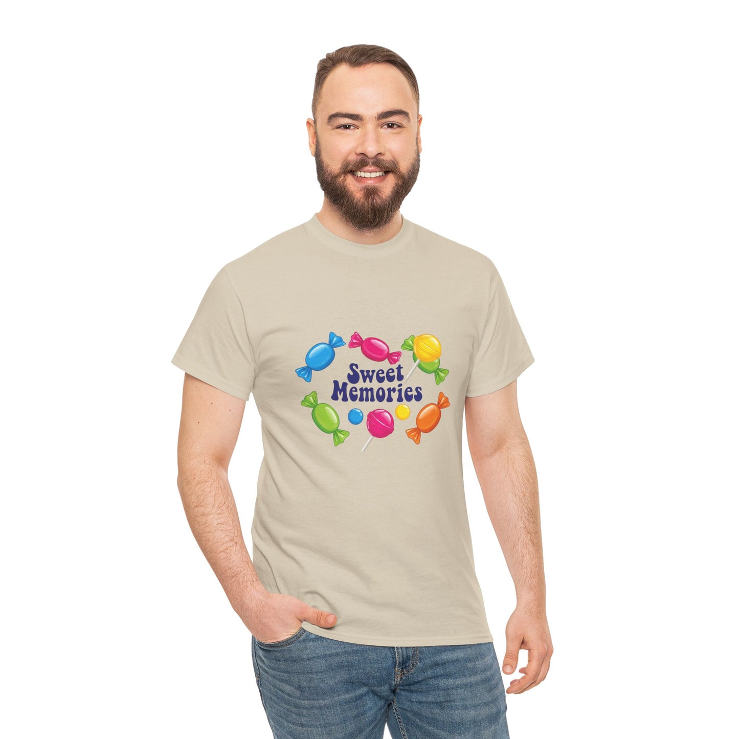 Sweet Memories Candy Tee — Retro Candy Graphic Unisex T-Shirt