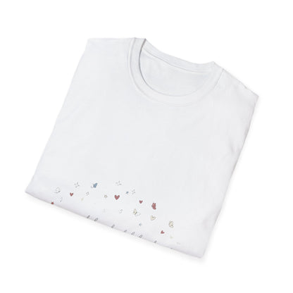 Floral Minimalist T‑Shirt — "Small Kind of Lovely" Chest Script
