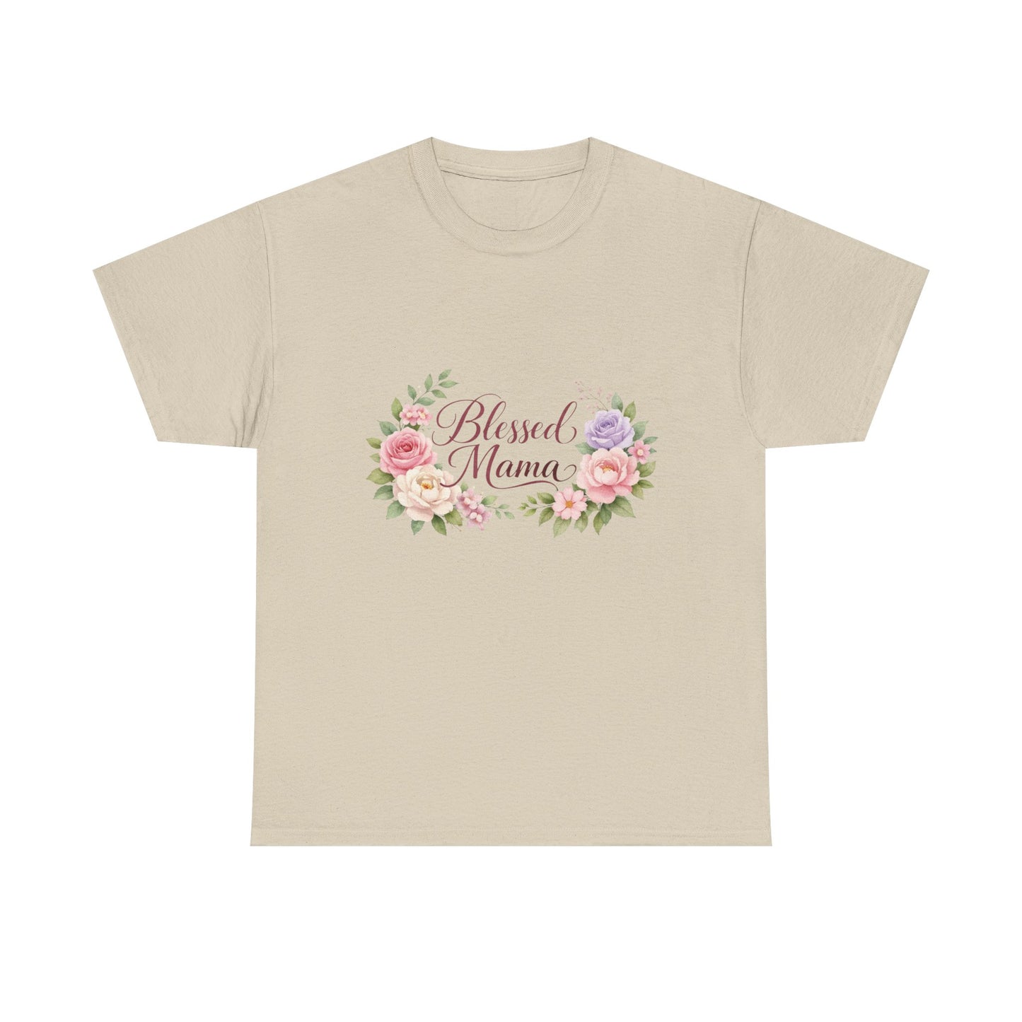 Blessed Mama Floral T-Shirt — Mother's Day Gift Tee