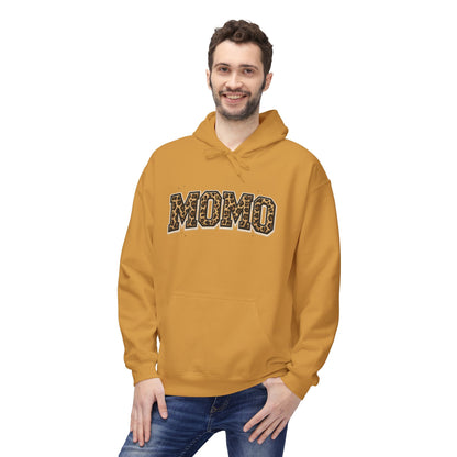 MOMO Leopard Print Hoodie | Mom Mom Lettering, Animal Print