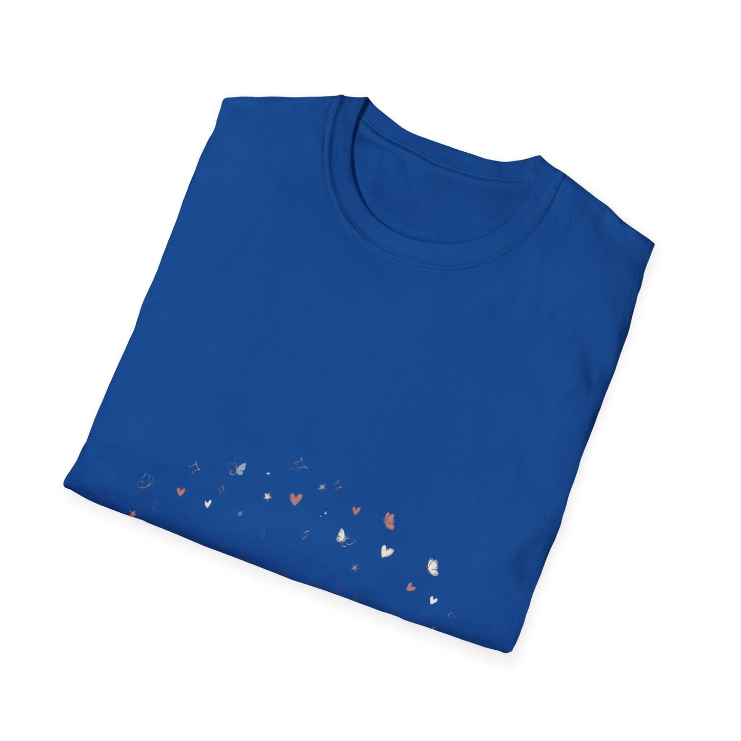 Floral Minimalist T‑Shirt — "Small Kind of Lovely" Chest Script
