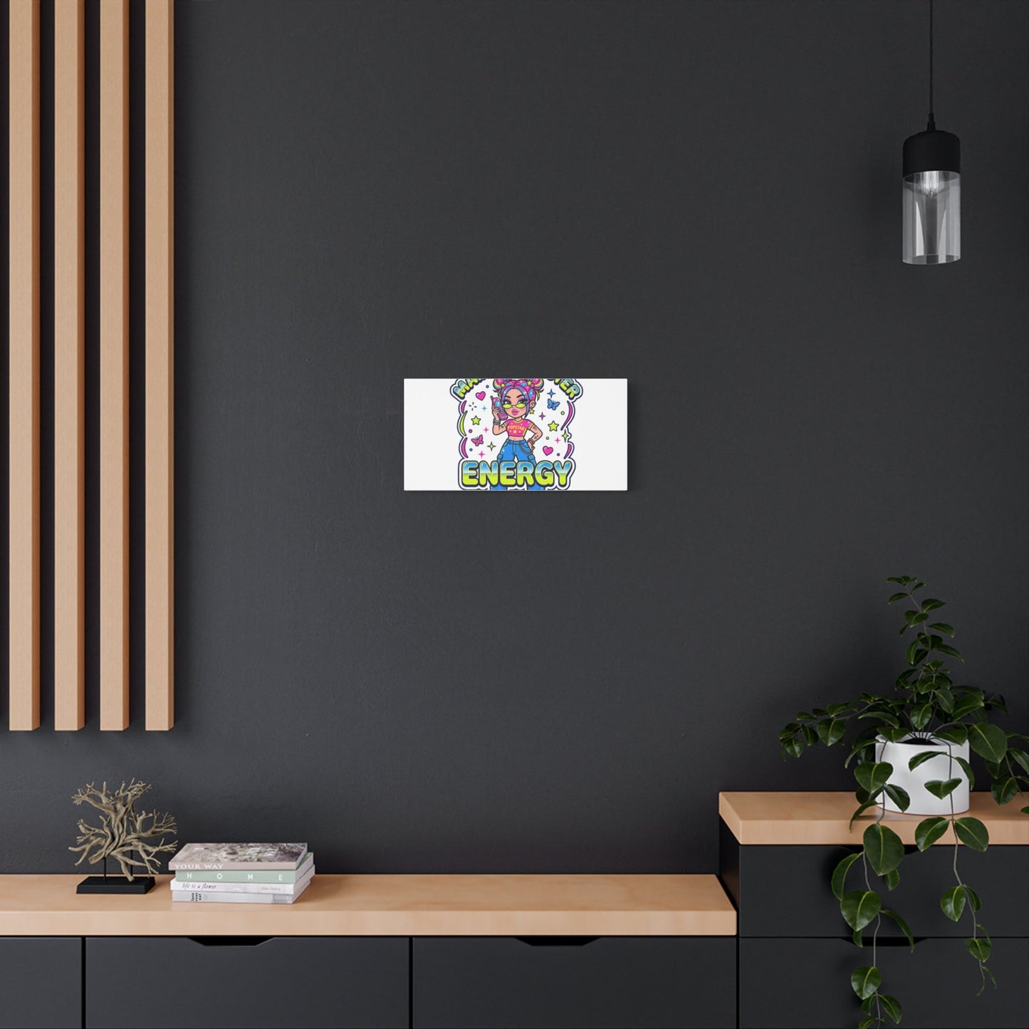 Main Character Energy Canvas | Y2K Aesthetic, Retro Internet Pop Art