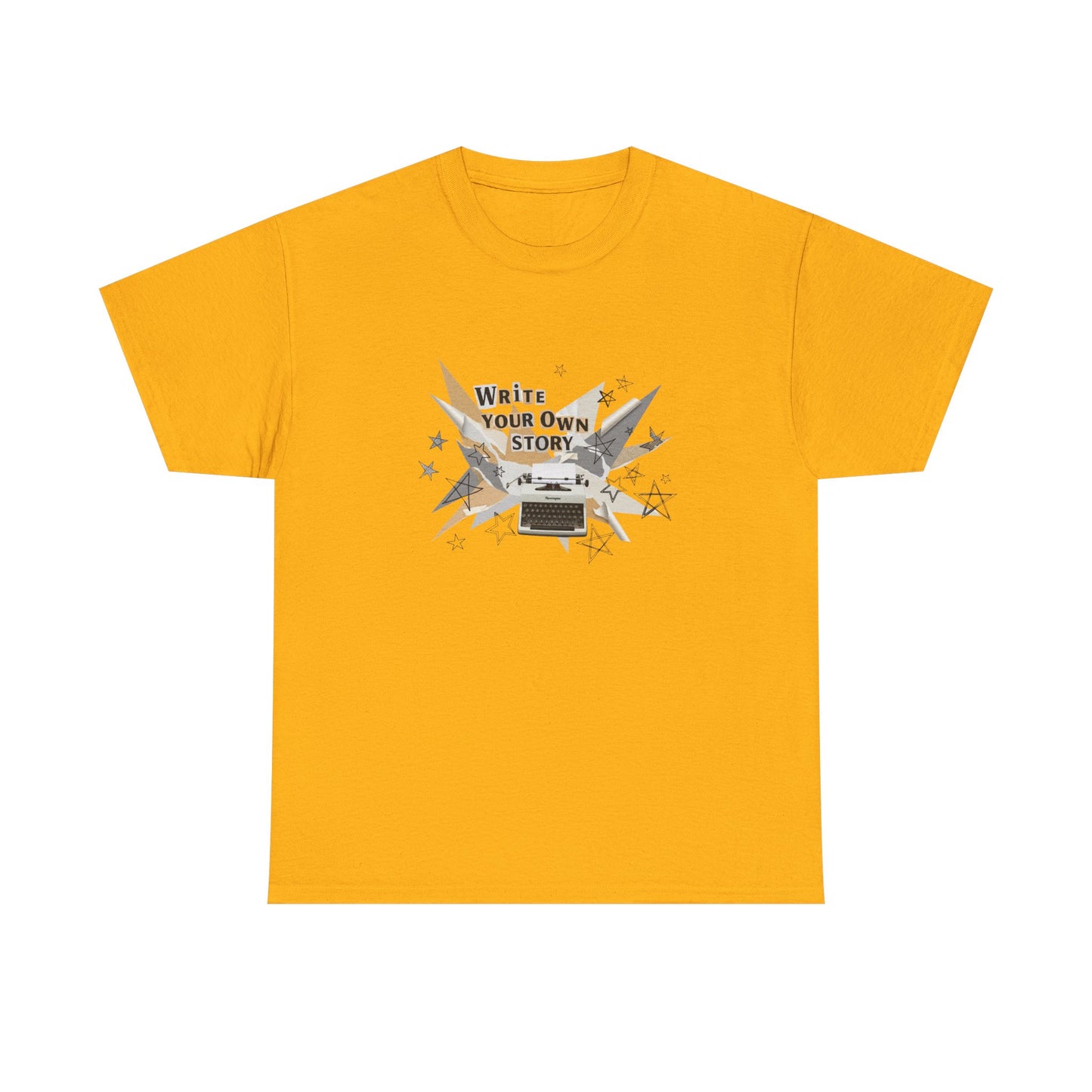 Write Your Own Story T-Shirt — Typewriter Graphic Tee Writer Gift Inspirational