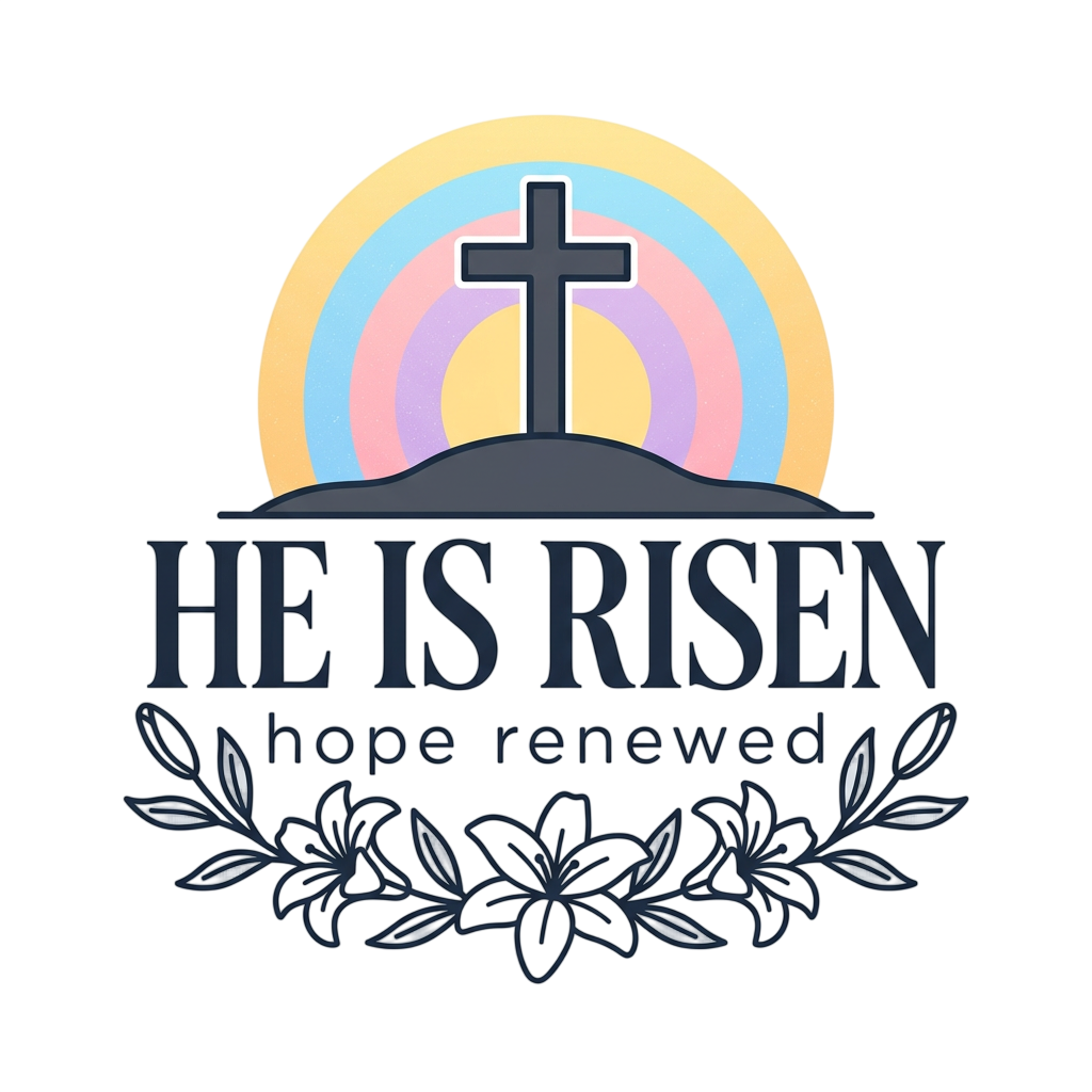 Easter Soy Candle — “He Is Risen” Scented Jar (4oz & 9oz)