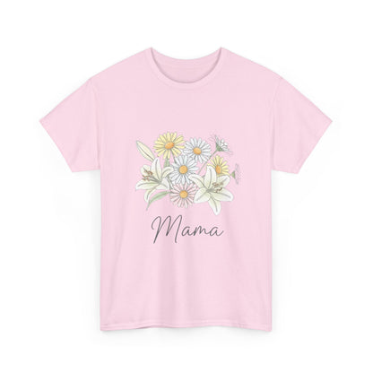 Mama Floral Tee — Pastel Daisy Bouquet Mother's Day Shirt