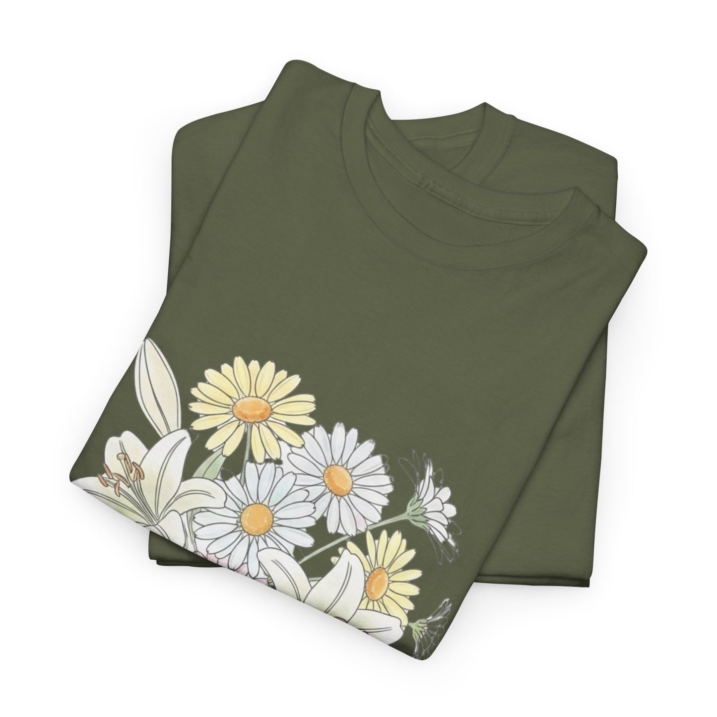 Mama Floral Tee — Pastel Daisy Bouquet Mother's Day Shirt