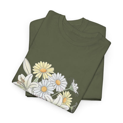 Mama Floral Tee — Pastel Daisy Bouquet Mother's Day Shirt