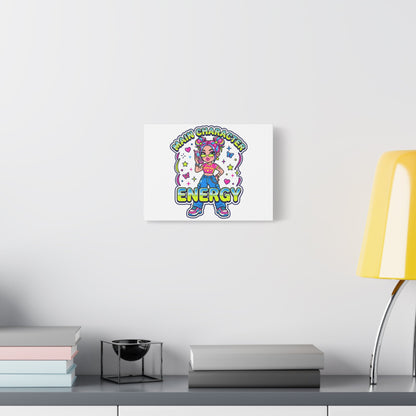 Main Character Energy Canvas | Y2K Aesthetic, Retro Internet Pop Art