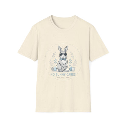 No Bunny Cares T-Shirt — Cool Bunny Graphic Tee (Easter & Casual Wear)