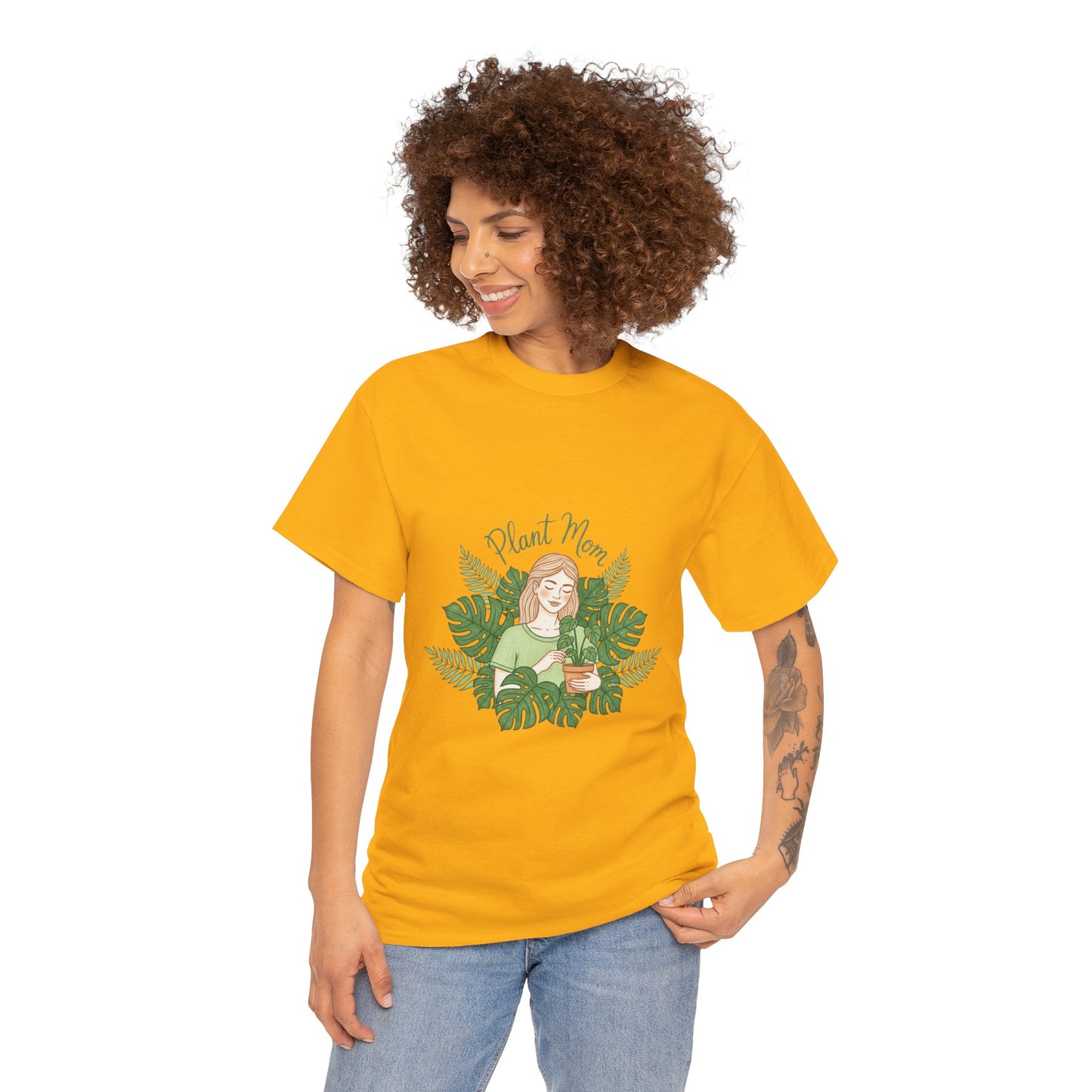 Plant Mom T-Shirt — Cute Botanical Graphic Tee for Plant Lovers