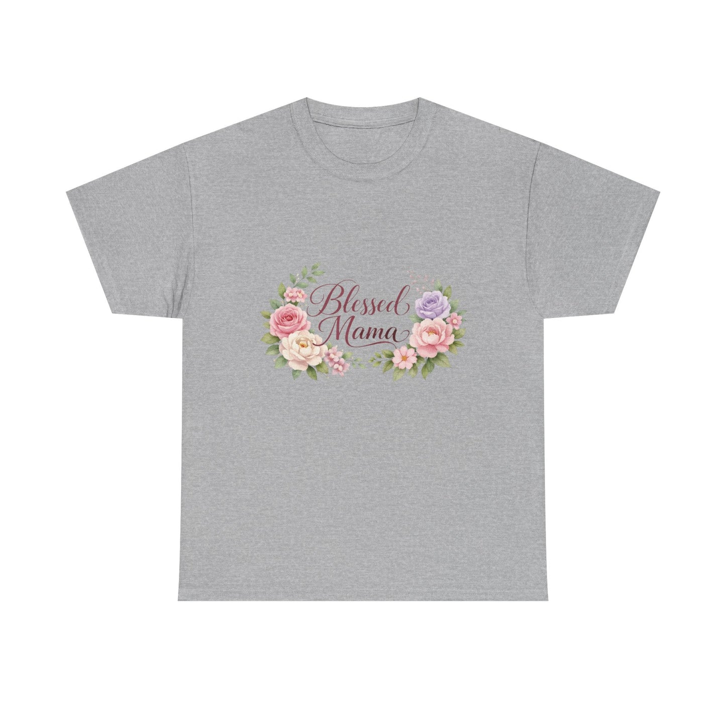 Blessed Mama Floral T-Shirt – Mother's Day Gift for Mom