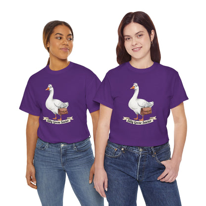 Goose Savior T-Shirt — Vintage Illustrated Goose Tee Whimsical Animal Gift
