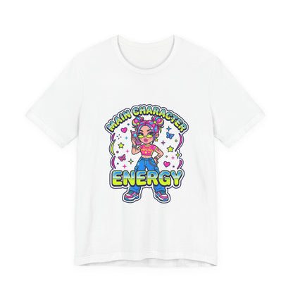 Main Character Energy Tee | Y2K aesthetic, 2000s retro internet shirt
