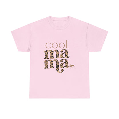 Cool Mama Leopard Print T-Shirt | Casual Mom Tee