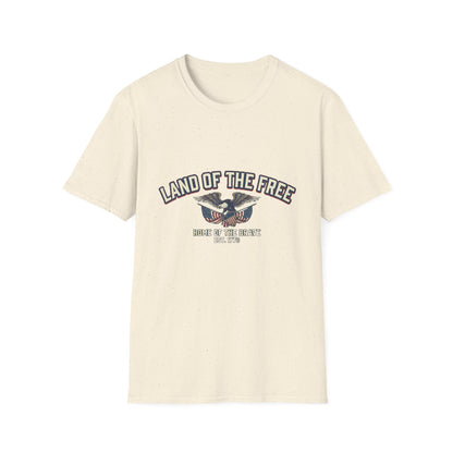 Land of the Free Eagle T-Shirt — Patriotic American Flag Tee