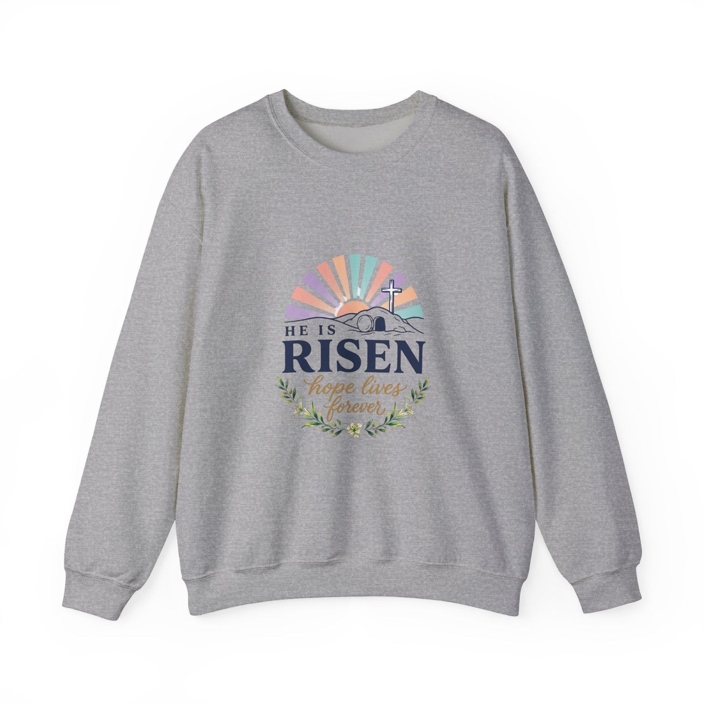 He Is Risen sweatshirt | Christian Easter sweatshirt, resurrection shirt, pastel faith apparel