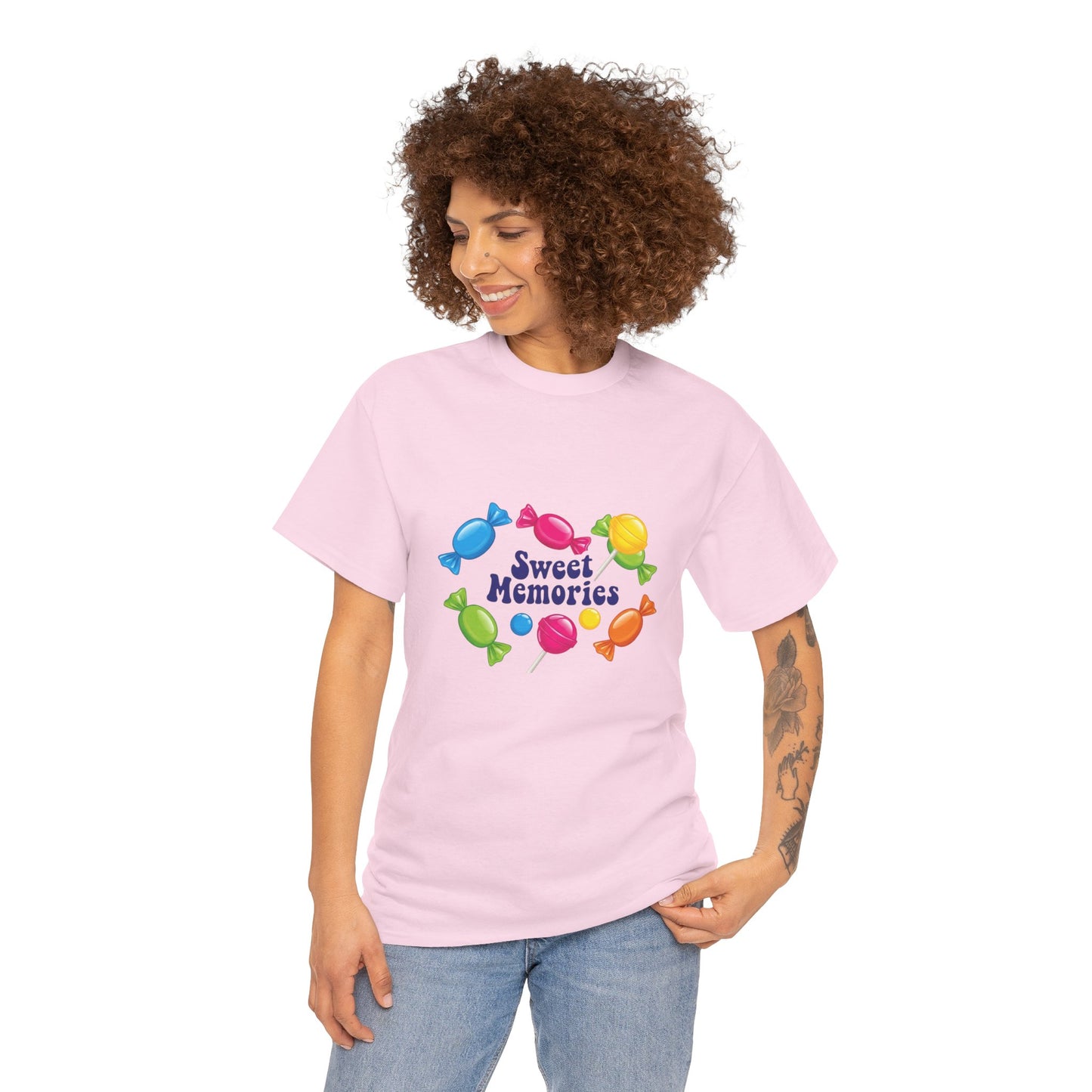 Sweet Memories Candy Tee — Retro Candy Graphic Unisex T-Shirt