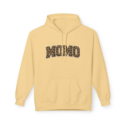 MOMO Leopard Print Hoodie | Mom Mom Animal Print Mother's Day Gift