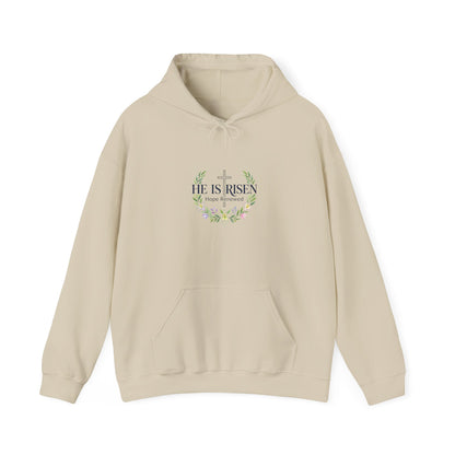 He Is Risen Hoodie | Christian Easter sweatshirt, resurrection shirt, pastel faith apparel