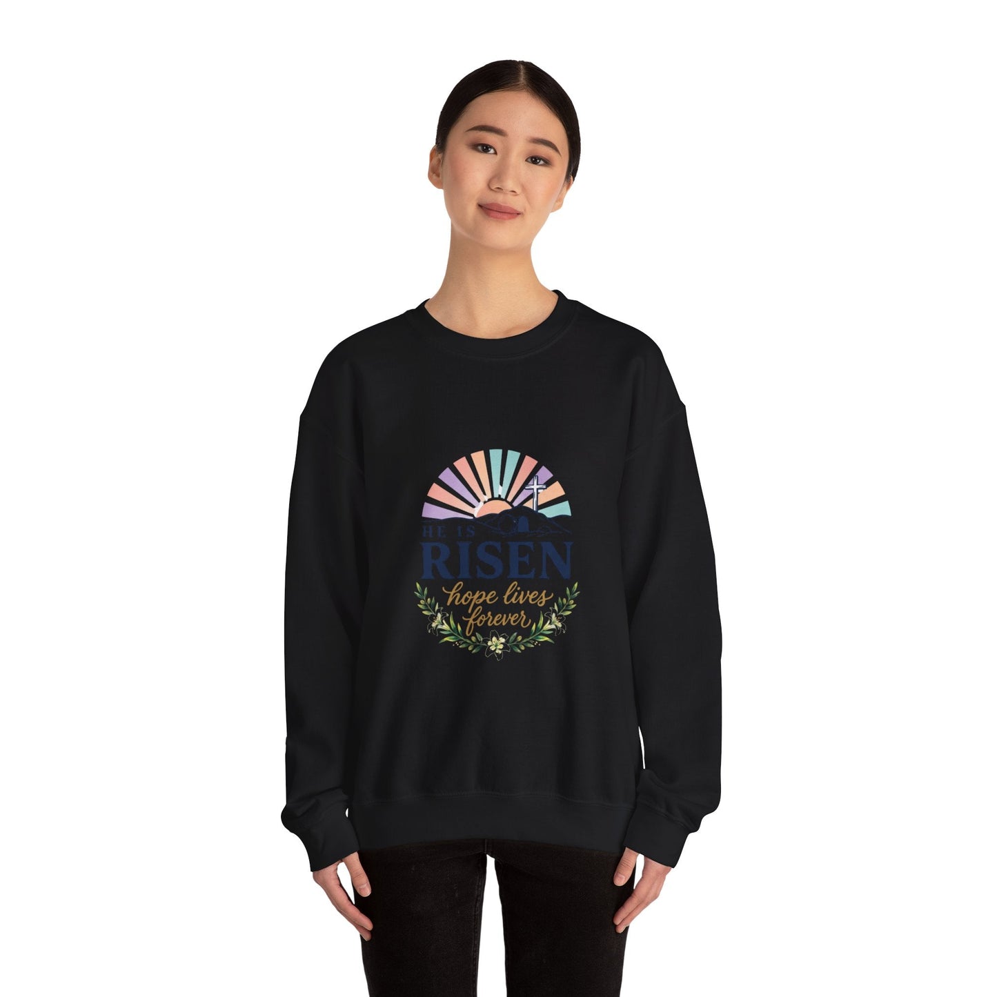 He Is Risen sweatshirt | Christian Easter sweatshirt, resurrection shirt, pastel faith apparel