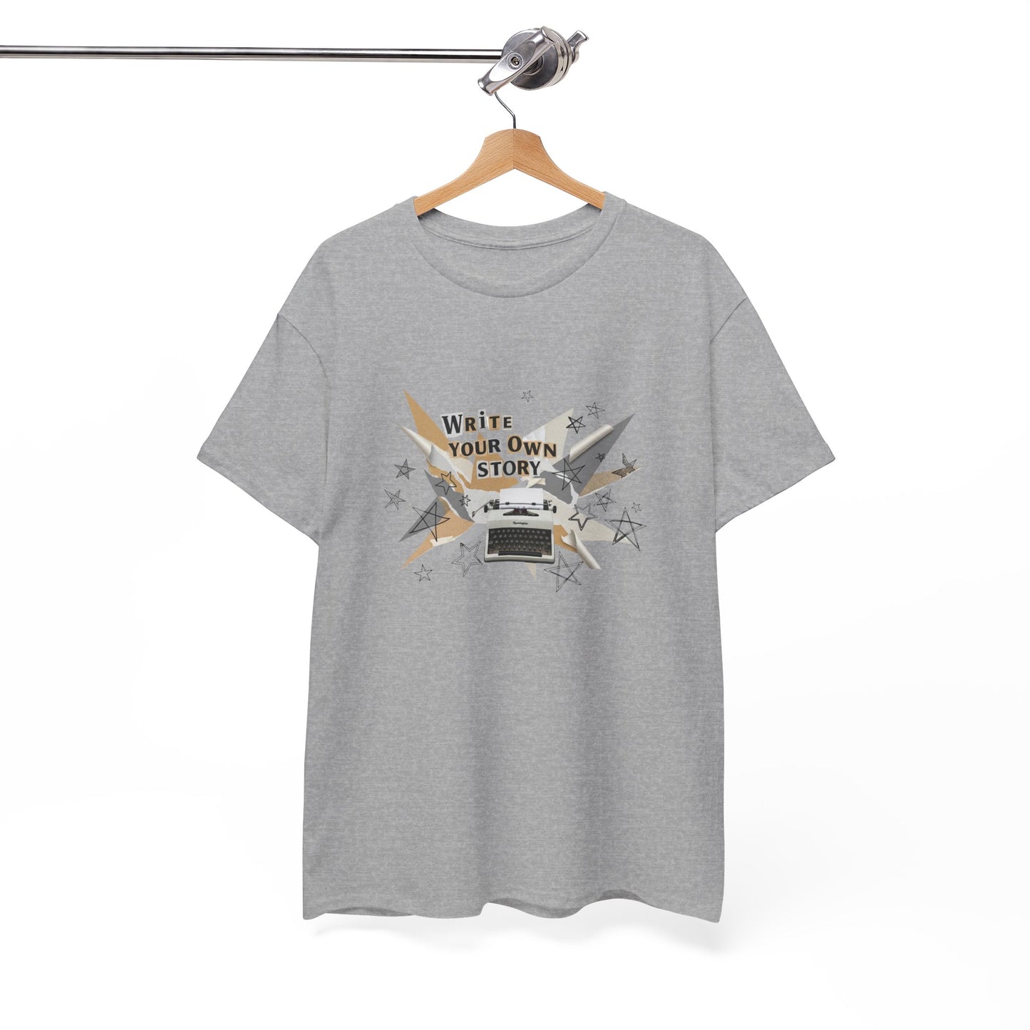 Write Your Own Story T-Shirt — Typewriter Graphic Tee Writer Gift Inspirational