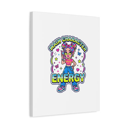Main Character Energy Canvas | Y2K Aesthetic, Retro Internet Pop Art