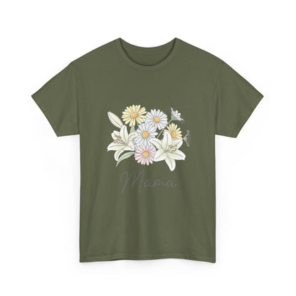 Mama Floral Tee — Pastel Daisy Bouquet Mother's Day Shirt