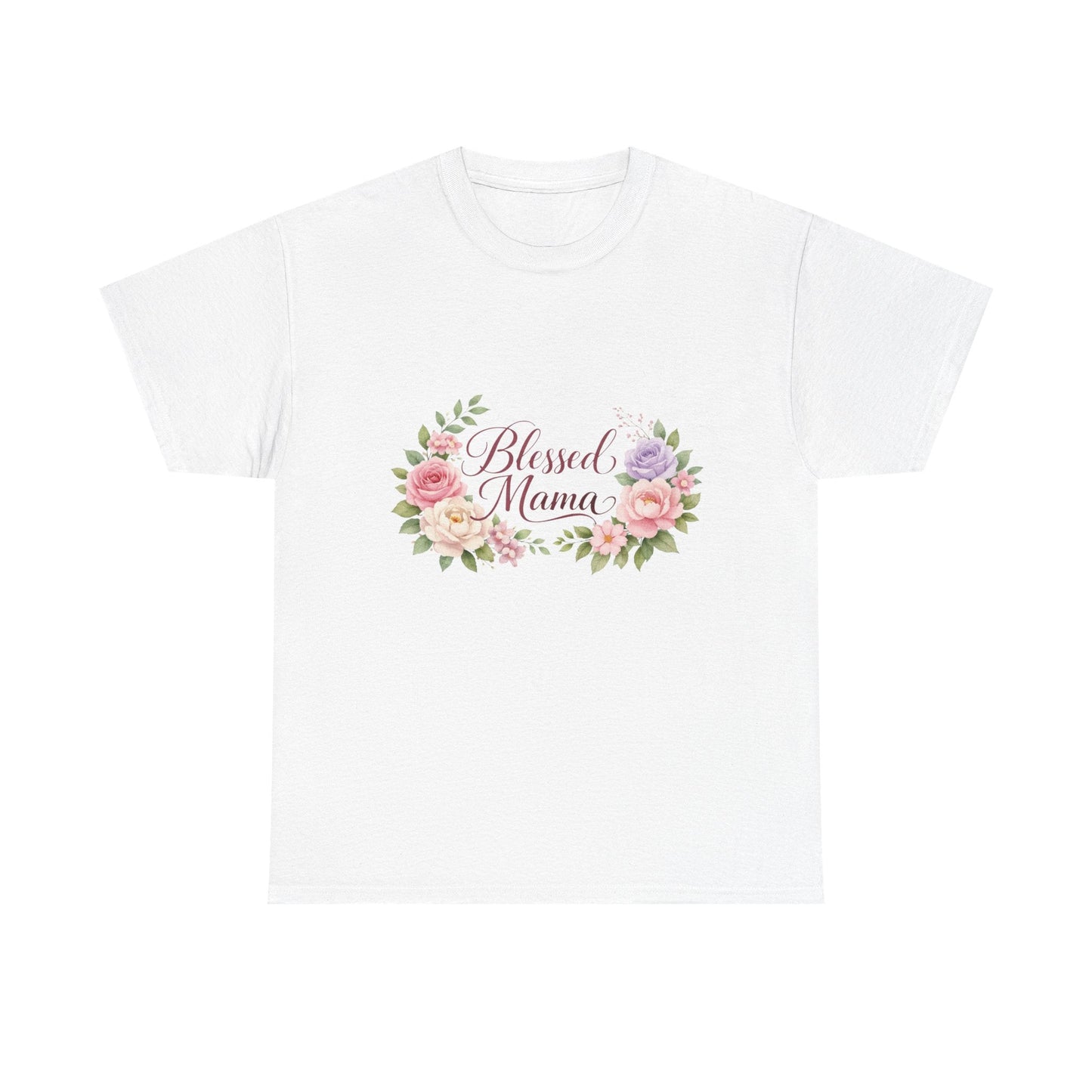 Blessed Mama Floral T-Shirt – Mother's Day Gift for Mom