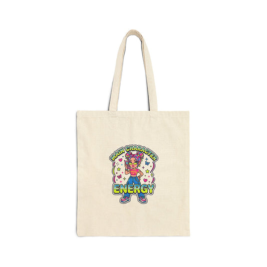 Playful Y2K Energy Graphic Tote | 2000s Aesthetic, Retro Pop Design