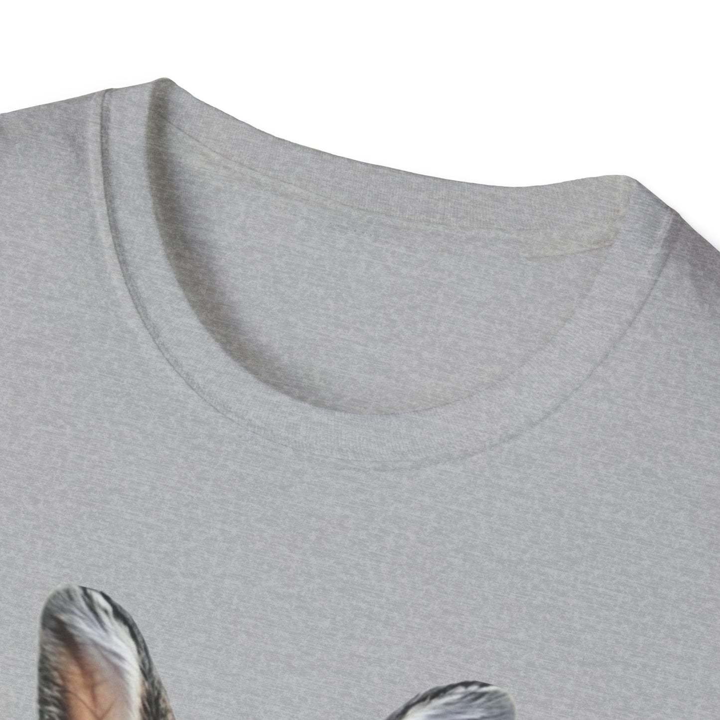 Bunny in Glasses T-Shirt — Cute Rabbit with Blue Bow Tee