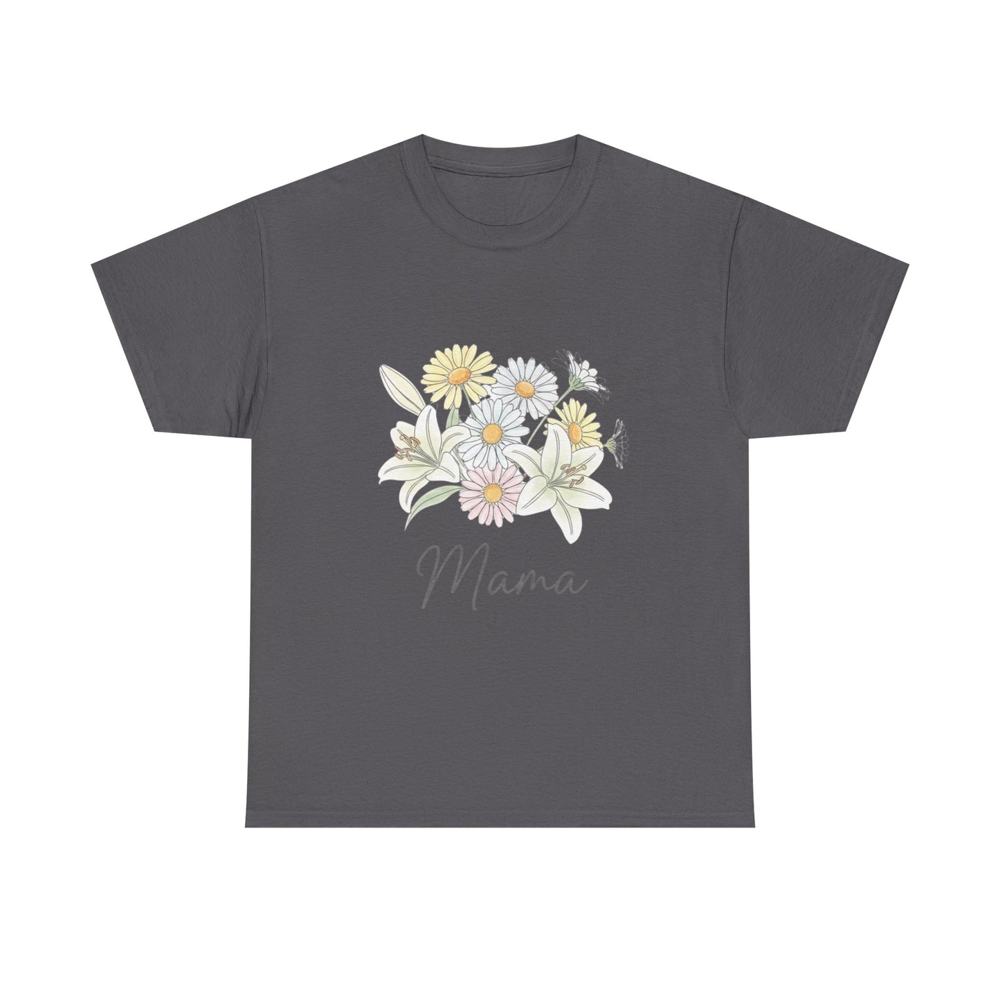 Mama Floral Tee — Pastel Daisy Bouquet Mother's Day Shirt