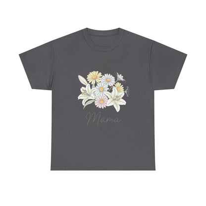 Mama Floral Tee — Pastel Daisy Bouquet Mother's Day Shirt