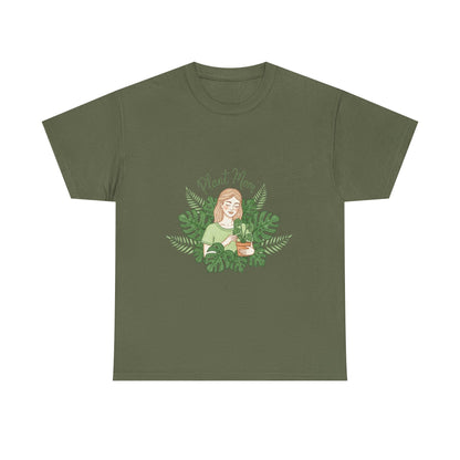 Plant Mom T-Shirt — Cute Botanical Graphic Tee for Plant Lovers