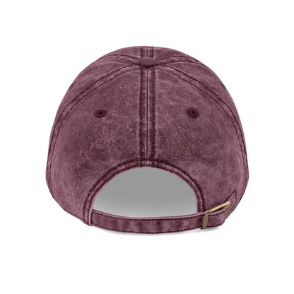 Money Mode Vintage Embroidered Cap — Washed Red Dad Hat