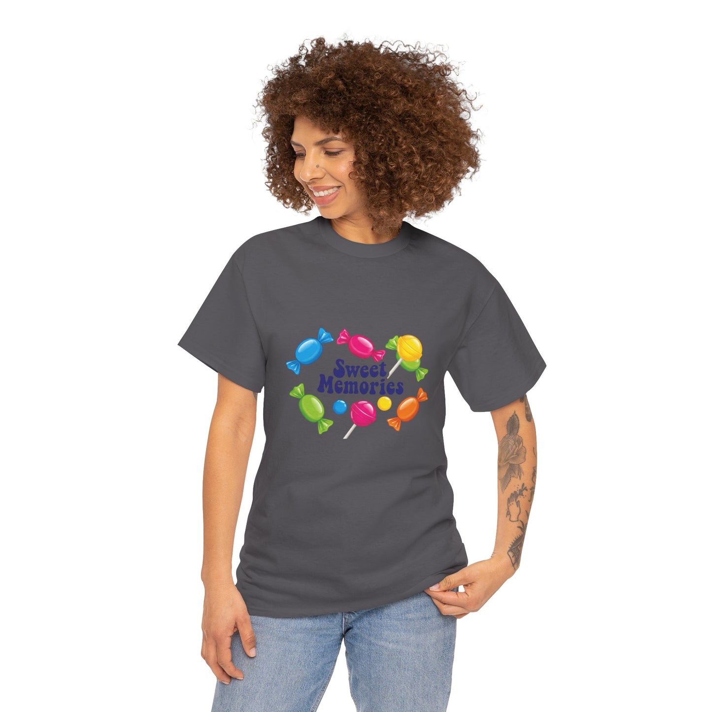 Sweet Memories Candy Tee — Retro Candy Graphic Unisex T-Shirt