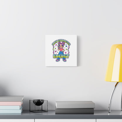 Main Character Energy Canvas | Y2K Aesthetic, Retro Internet Pop Art