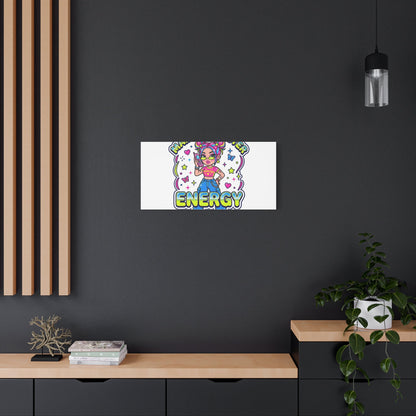 Main Character Energy Canvas | Y2K Aesthetic, Retro Internet Pop Art