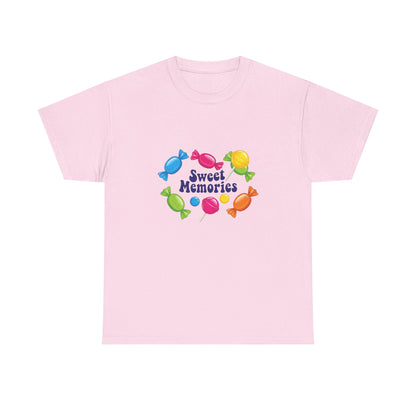 Sweet Memories Candy Tee — Retro Candy Graphic Unisex T-Shirt