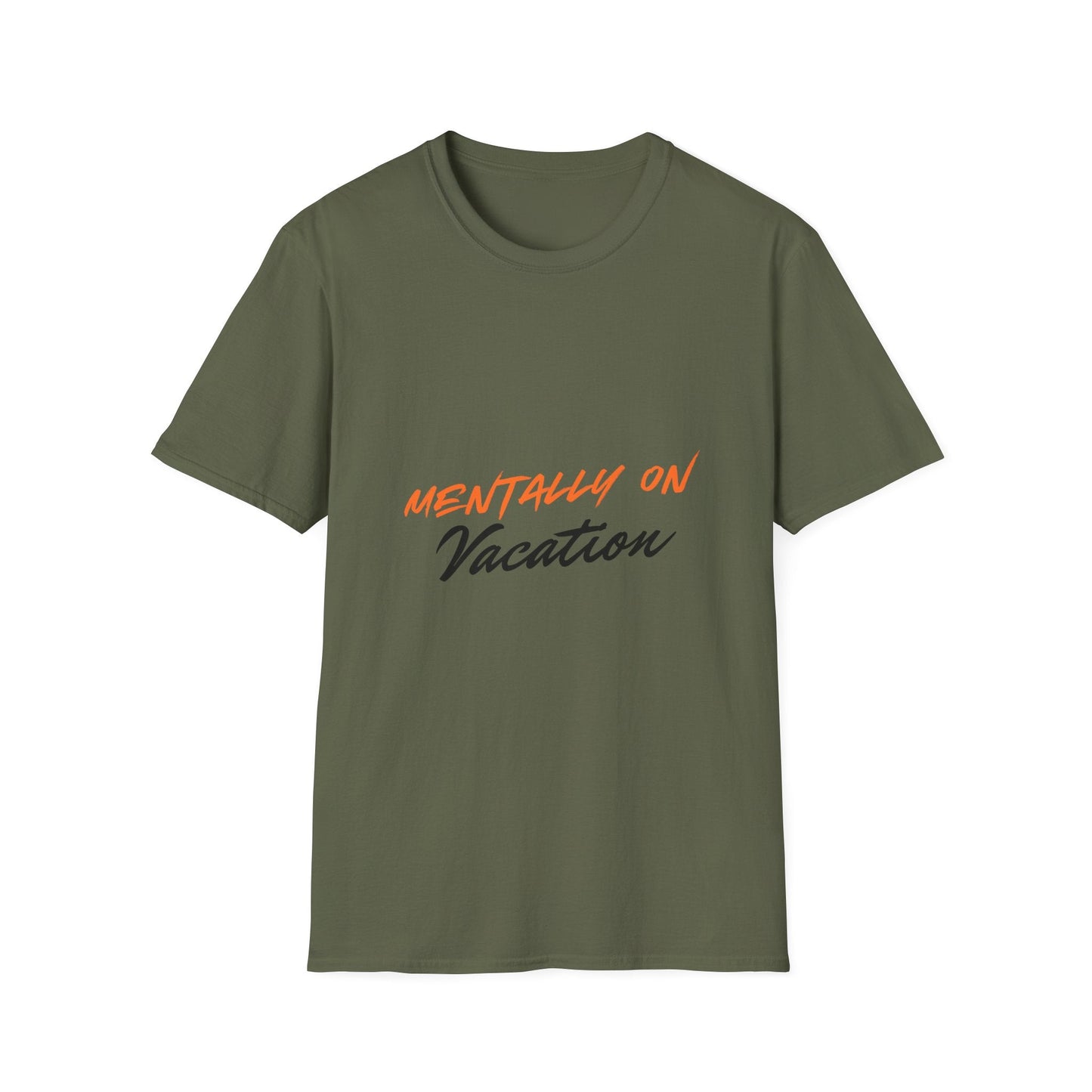 Mentally On Vacation T-Shirt — Casual Beachy Graphic Tee for Travel Lovers