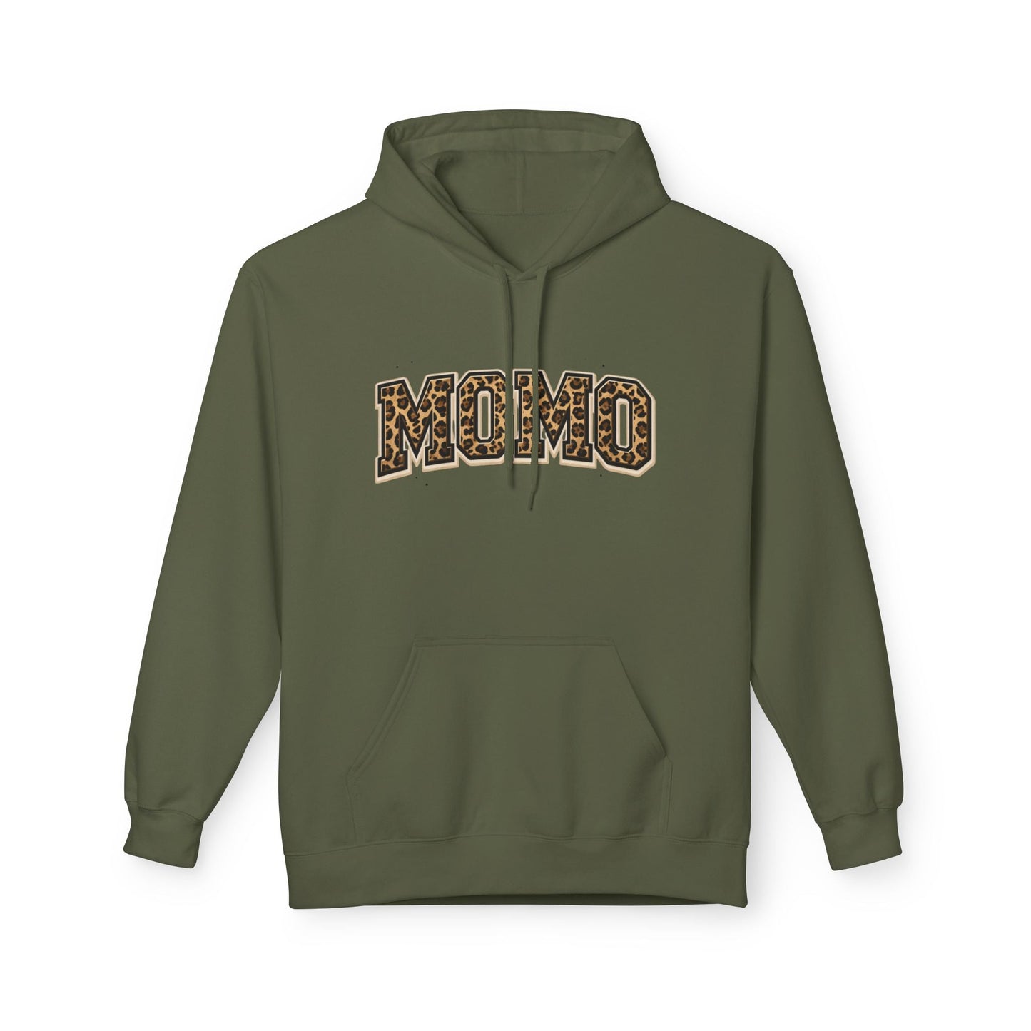 MOMO Leopard Print Hoodie | Mom Mom Animal Print Mother's Day Gift