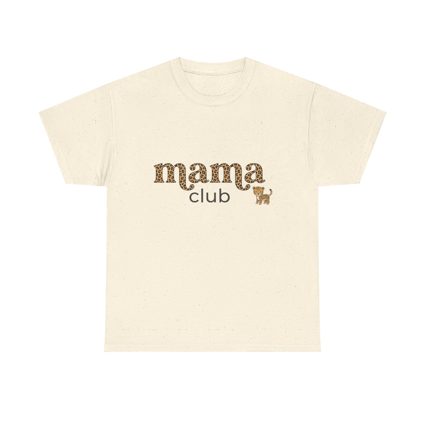 Mama Club Tee — Leopard Print 'Mama Club' Graphic T-Shirt