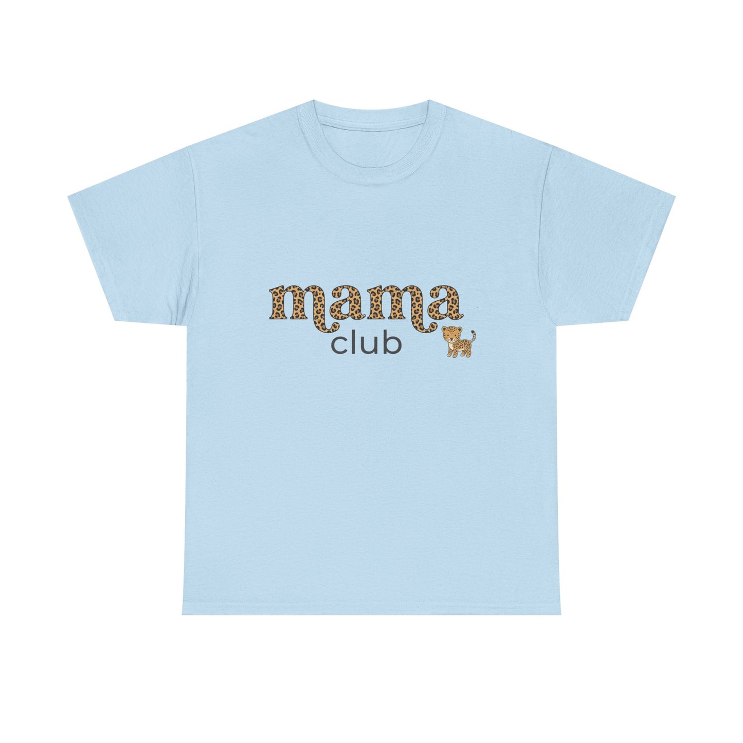 Mama Club Tee — Leopard Print 'Mama Club' Graphic T-Shirt