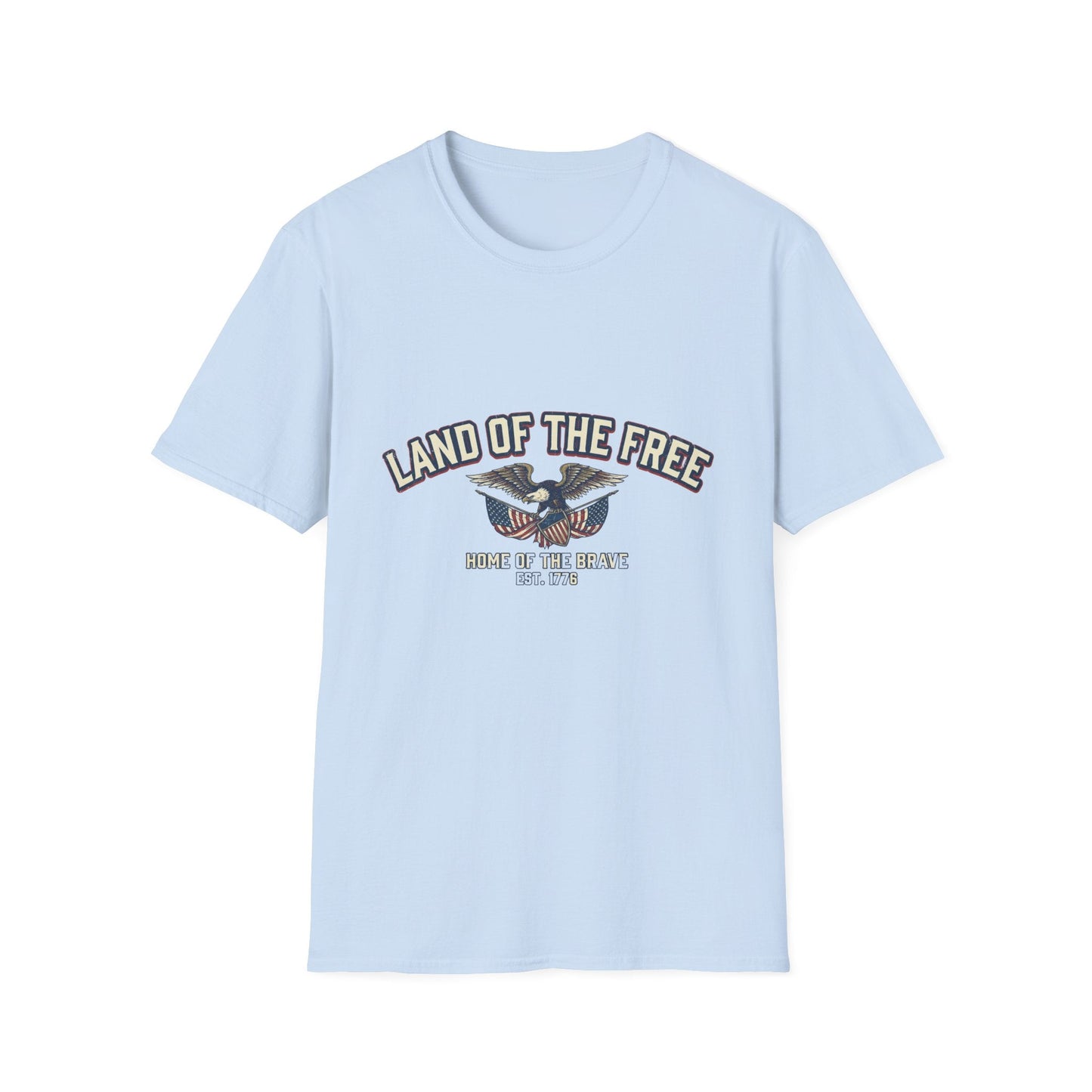 Land of the Free Eagle T-Shirt — Patriotic American Flag Tee